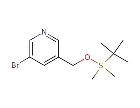 PYRIDINE, 3-BROMO-5-[[[(1,1-DIMETHYLETHYL)DIMETHYLSILYL]OXY]METHYL]-