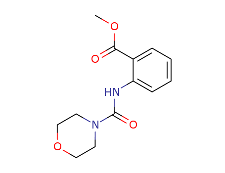 Benzoic acid, 2-[(4-morpholinylcarbonyl)amino]-, methyl ester
