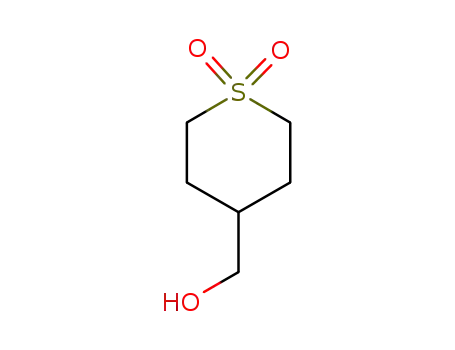 Molecular Structure of 473254-28-3 (2H-Thiopyran-4-methanol, tetrahydro-, 1,1-dioxide)