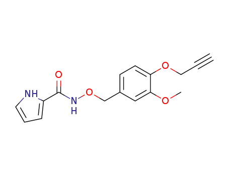 1H-pyrrole-2-carboxylic acid (3-methoxy-4-prop-2-ynyloxybenzyloxy)amide