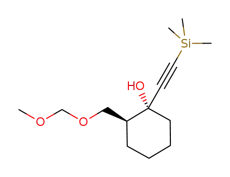(1R,2S)-2-((methoxymethoxy)methyl)-1-((trimethylsilyl)ethynyl)cyclohexanol