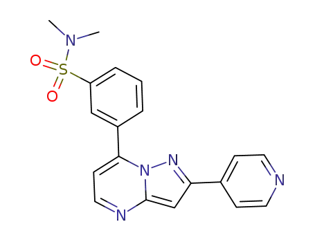 N,N-dimethyl-3-(2-(pyridin-4-yl)pyrazolo[1,5-a]pyrimidin-7-yl)benzenesulfonamide