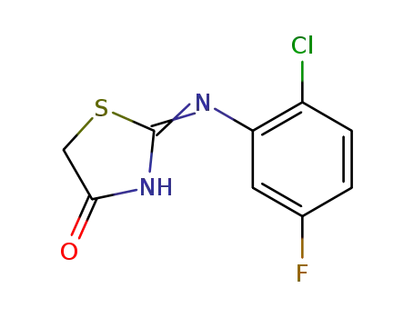 2-(2-chloro-5-fluorophenylimino)thiazolidin-4-one
