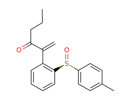 (S)-2-[2-(p-tolylsulfinyl)phenyl]hex-1-en-3-one