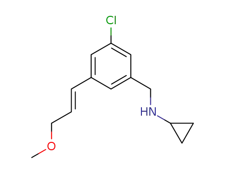 N-({3-chloro-5-[(1E)-3-(methyloxy)-1-propen-1-yl]phenyl}methyl)cyclopropanamine