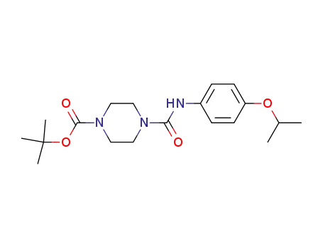 4-(4-Isopropoxy-phenylcarbamoyl)-piperazine-1-carboxylic acid tert-butyl ester