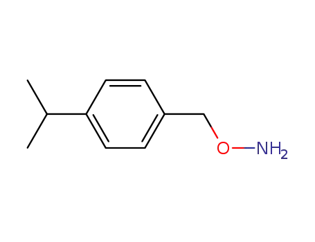 Molecular Structure of 706751-57-7 (Hydroxylamine, O-[[4-(1-methylethyl)phenyl]methyl]- (9CI))