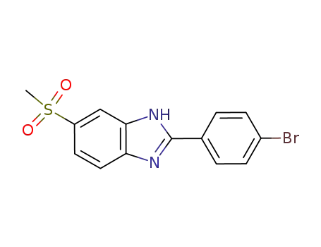 2-(4-Bromophenyl)-6-(methylsulfonyl)-1H-benzo[d]imidazole