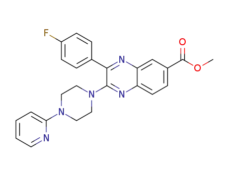 methyl 3-(4-fluorophenyl)-2-(4-(pyridin-2-yl)piperazin-1-yl)quinoxaline-6-carboxylate