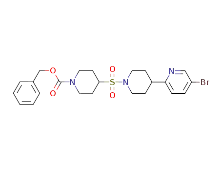 benzyl 4-{[4-(5-bromopyridin-2-yl)piperidin-1-yl]sulfonyl}piperidine-1-carboxylate