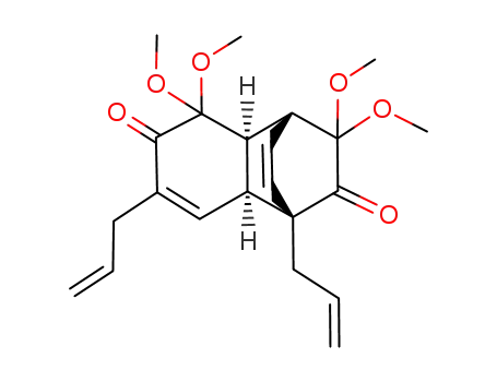1,4,4a,8a-tetrahydro-5,5,10,10-tetramethoxy-1,7-bis(2-propenyl)-1,4-ethanonaphthalene-6,9(4H)-dione