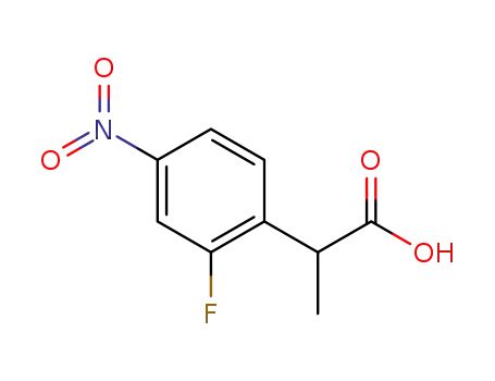 2-(2-fluoro-4-nitrophenyl)propanoic acid