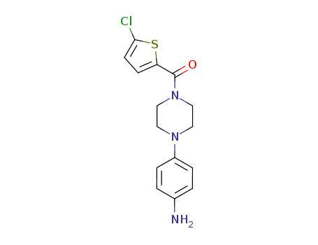 Piperazine, 1-(4-aminophenyl)-4-[(5-chloro-2-thienyl)carbonyl]-