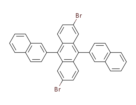2,6-Dibromo-9,10-dinaphthalen-2-ylanthracene cas no. 561064-15-1 97%