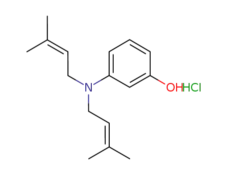 3-(bis(3-methylbut-2-en-1-yl)amino)phenol hydrochloride
