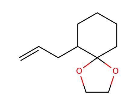 1,4-Dioxaspiro[4.5]decane,6-(2-propen-1-yl)- cas  6126-55-2
