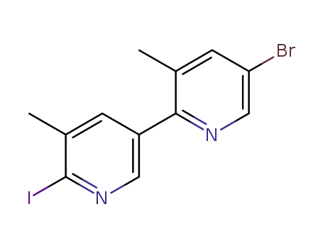 5-bromo-2-(6-iodo-5-methyl-3-pyridyl)-3-methylpyridine