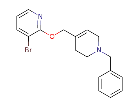 2-(1-benzyl-1,2,3,6-tetrahydro-pyridin-4-ylmethoxy)-3-bromo-pyridine