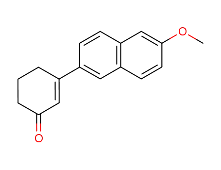 Molecular Structure of 5446-71-9 (3-(6-methoxynaphthalen-2-yl)cyclohex-2-en-1-one)