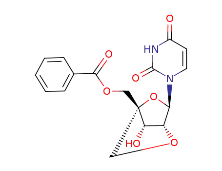 Benzoic acid (1R,3R,4R,7S)-3-(2,4-dioxo-3,4-dihydro-2H-pyrimidin-1-yl)-7-hydroxy-2,5-dioxa-bicyclo[2.2.1]hept-1-ylmethyl ester