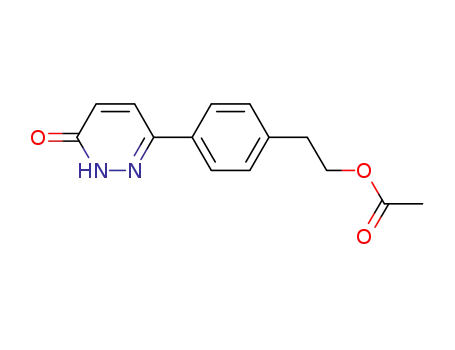 acetic acid 2-[4-(6-oxo-1,6-dihydro-pyridazin-3-yl)-phenyl]-ethyl ester