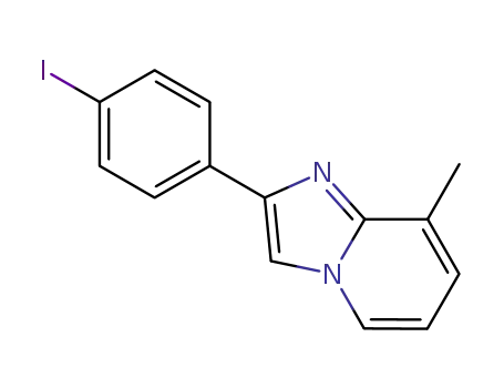 Molecular Structure of 869568-11-6 (2-(4-IODO-PHENYL)-8-METHYL-IMIDAZO[1,2-A]PYRIDINE)