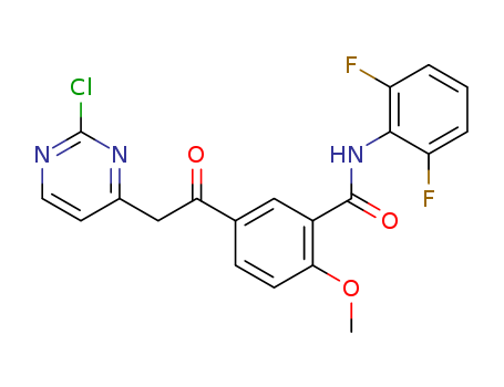 5-(2-(2-chloropyrimidin-4-yl)acetyl)-N-(2,6-difluorophenyl)-2-methoxybenzamide