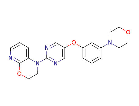 1-[5-(3-morpholin-4-ylphenoxy)pyrimidin-2-yl]-2,3-dihydro-1H-pyrido-[2,3-b][1,4]oxazine