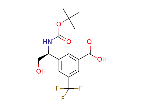 3-{(1S)-1-[(tert-butoxycarbonyl)amino]-2-hydroxyethyl}-5-(trifluoromethyl)benzoic acid