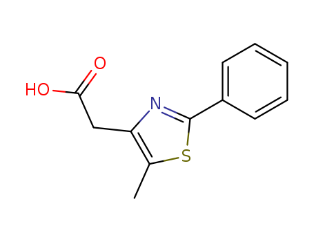 2-(5-Methyl-2-phenyl-1,3-thiazol-4-yl)acetic acid 101736-22-5