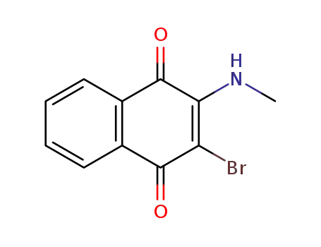1,4-Naphthalenedione, 2-bromo-3-(methylamino)-