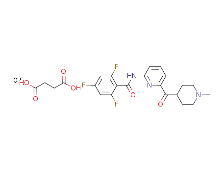 Molecular Structure of 439239-92-6 (Lasmiditan succinate (USAN))