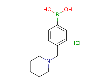 [4-(Piperidin-1-ylmethyl)phenyl]boronic acid hydrochloride