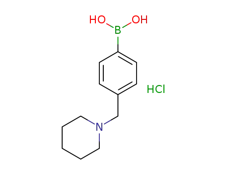 [4-(Piperidin-1-ylmethyl)phenyl]boronic acid hydrochloride
