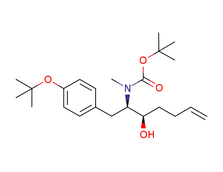 tert-butyl (2R,3R)-1-(4-tert-butoxyphenyl)-3-hydroxyhept-6-en-2-yl(methyl)carbamate