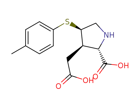 (2S,3R,4R)-3-carboxymethyl-4-(4-methylphenylthio)pyrrolidine-2-carboxylicacid