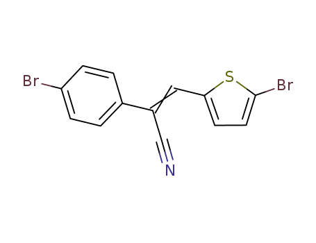 2-(4-bromophenyl)-3-[2-(5-bromothienyl)]acrylonitrile
