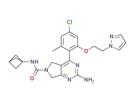 C<sub>24</sub>H<sub>26</sub>ClN<sub>7</sub>O<sub>2</sub>