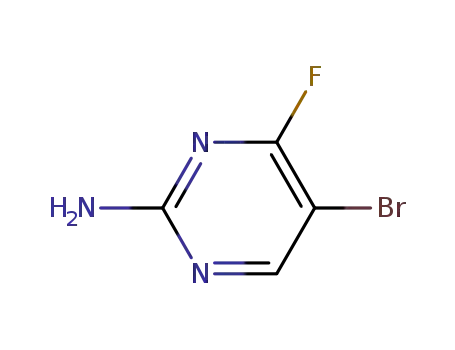 Molecular Structure of 1360552-57-3 (5-bromo-4-fluoro-pyrimidin-2-ylamine)