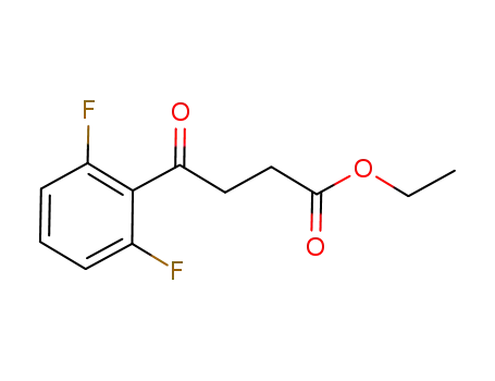 Molecular Structure of 493004-53-8 (ETHYL 4-(2,6-DIFLUOROPHENYL)-4-OXOBUTYRATE)