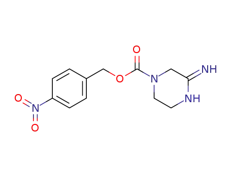 Molecular Structure of 623564-25-0 (1(2H)-Pyrazinecarboxylic acid, 3-aMino-5,6-dihydro-,(4-nitrophenyl)Methyl ester)