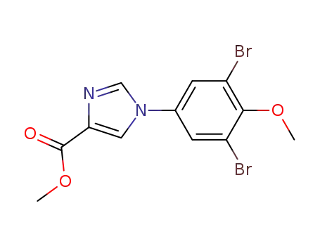methyl 1-(3,5-dibromo-4-methoxyphenyl)-1H-imidazole-4-carboxylate