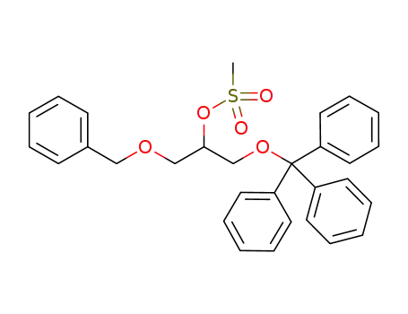 methanesulfonic acid 2-benzyloxy-1-trityloxymethylethyl ester