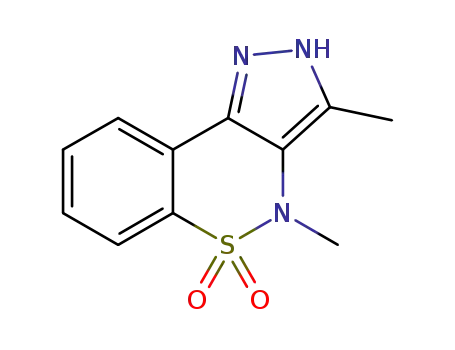3,4-dimethyl-2,4-dihydropyrazolo[4,3-c][1,2]benzo thiazine 5,5-dioxide