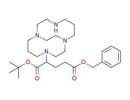 5-benzyl 1-tert-butyl 2-(1,4,8,11-tetraazabicyclo[6.6.2]hexadecan-4-yl)pentanedioate