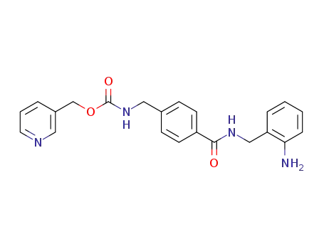 N-(2-aminobenzyl)-4-[(3-pyridylmethoxycarbonyl)aminomethyl]benzamide
