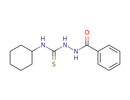 Benzoic acid, 2-[(cyclohexylamino)thioxomethyl]hydrazide