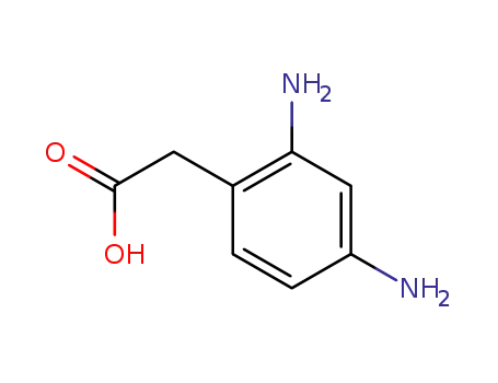 Molecular Structure of 79637-84-6 (2-(2,4-diaminophenyl)acetic acid)