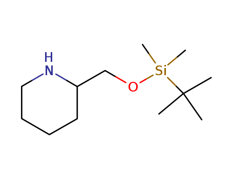 2-({[tert-butyl(dimethyl)silyl]oxy}methyl)piperidine