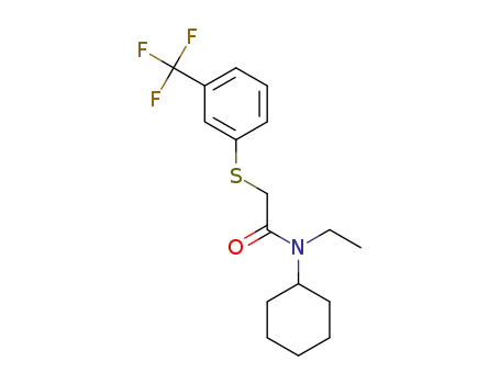 N-cyclohexyl-N-ethyl-(3-trifluoromethyl-phenylthio)acetic acid amide